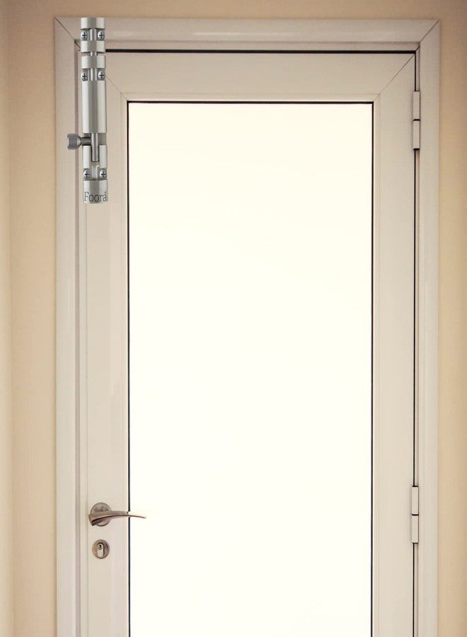 Foora Premium Tower Bolt - 4 Inch Stainless Steel Rod with Knob, Aluminum Body (Chatakni), S.S. Finish, Door, Window, Gate Lock Pack of 1 - Image 3